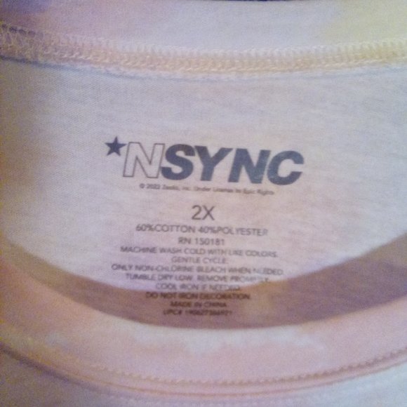 N SYNC Tie Dye T-Shirt.... - Picture 4 of 4
